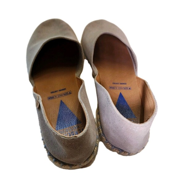 Flats Womens US 11  Gray Suede Leather Shoes VERBENAS Carmen Casual - Picture 6 of 10